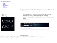 Tablet Screenshot of coruxgroup.com